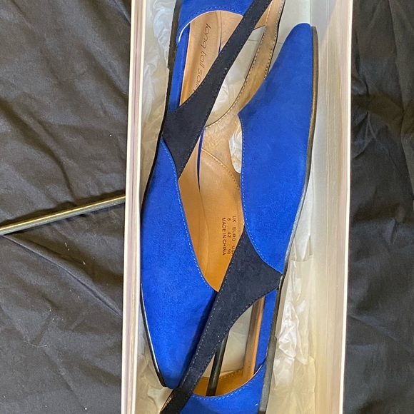 Long tall sally, blue suede shoes 🎼🤩 Size 10, flats BNIB! - Picture 4 of 6